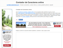 Tablet Screenshot of contadorcaracteres.com